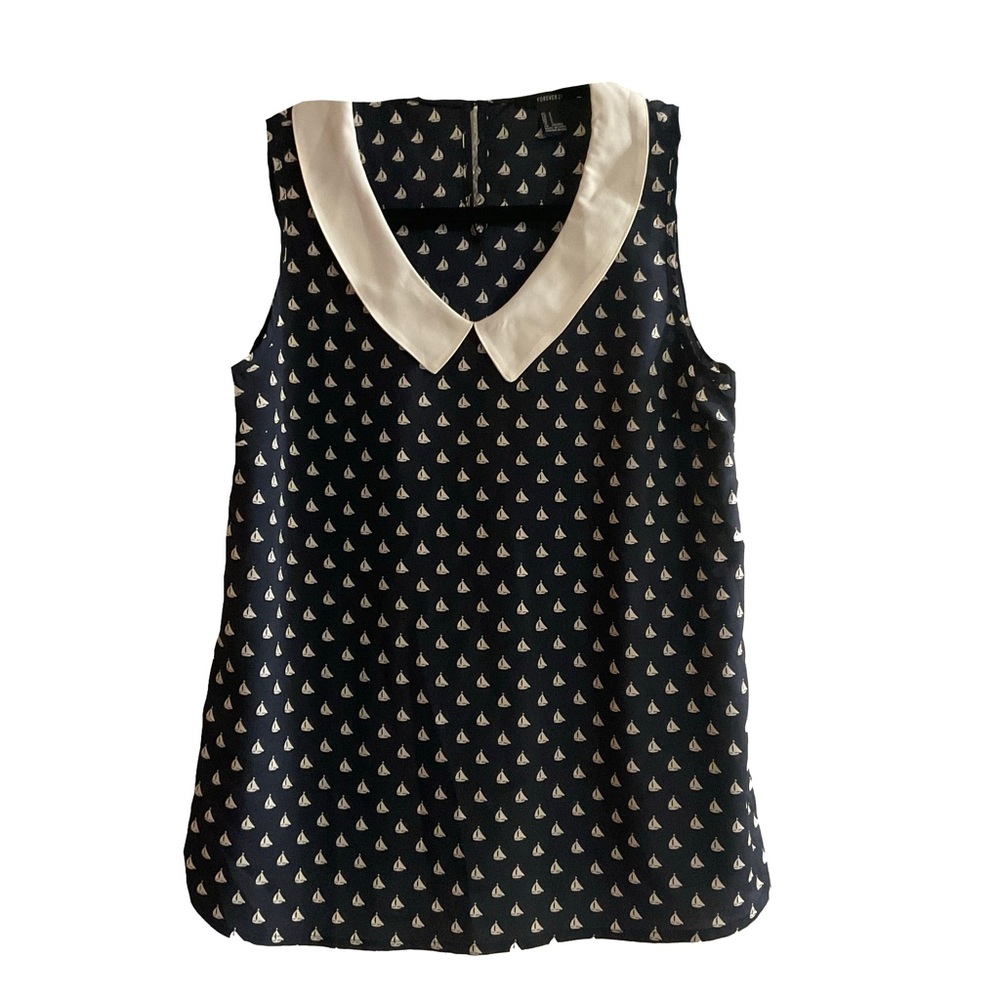 Forever 21 Sail Boat Tank Top